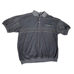 Safe Harbor Polo Men’s Large Black Banded Golf Casual